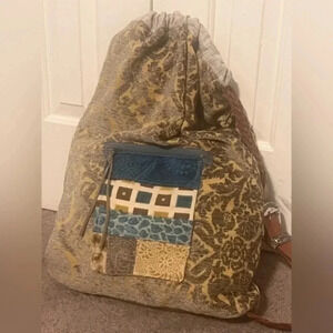 One of a Kind  Deidre McGehee Design DMD  Chenille One Strap Backpack Bag Purse